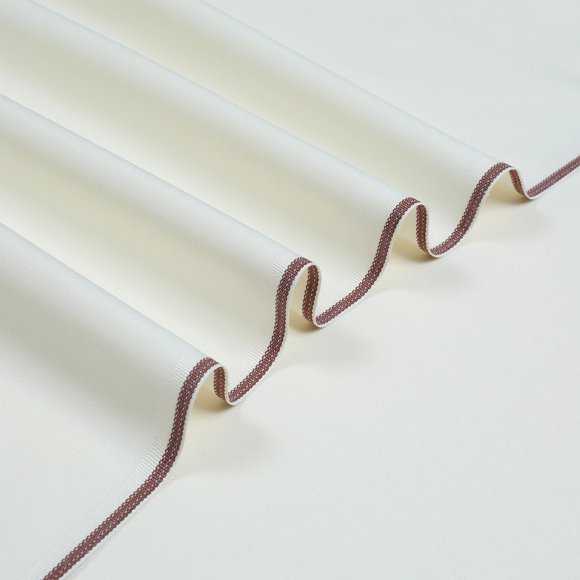 Cream Embroidered Neckline Kameez Shalwar