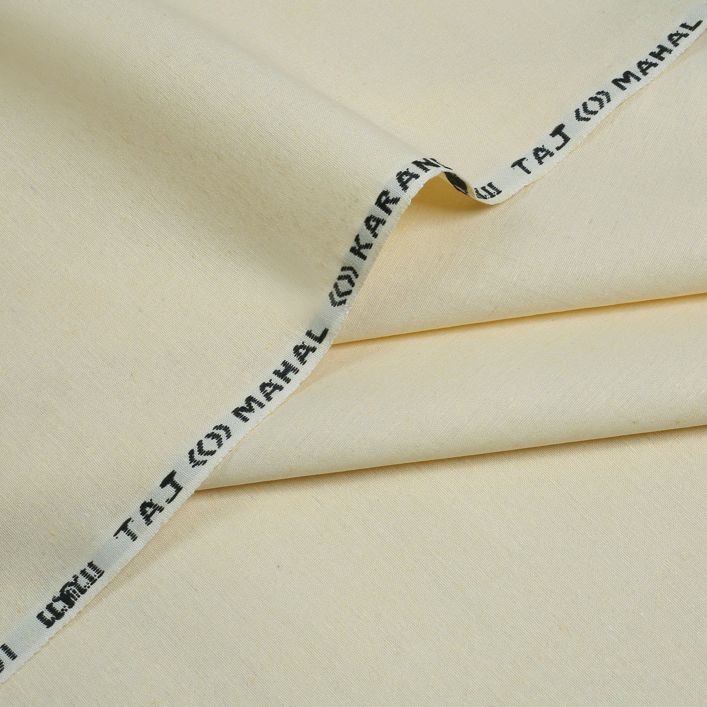 Cream Unstitch Embroidered Cotton Karandi