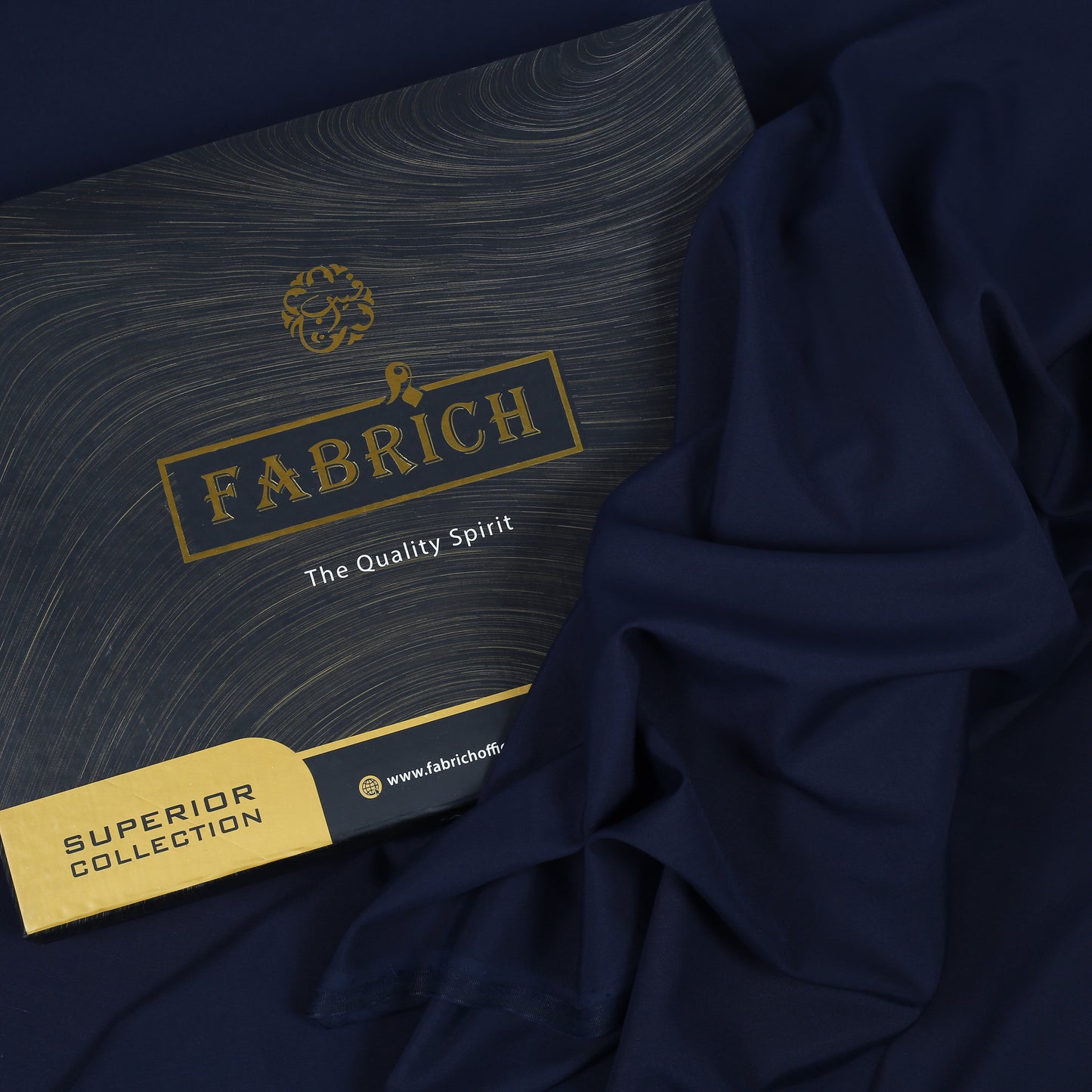 Men Unstitch Cross Stitch Embroidered Neckline Kameez Shalwar - Navy