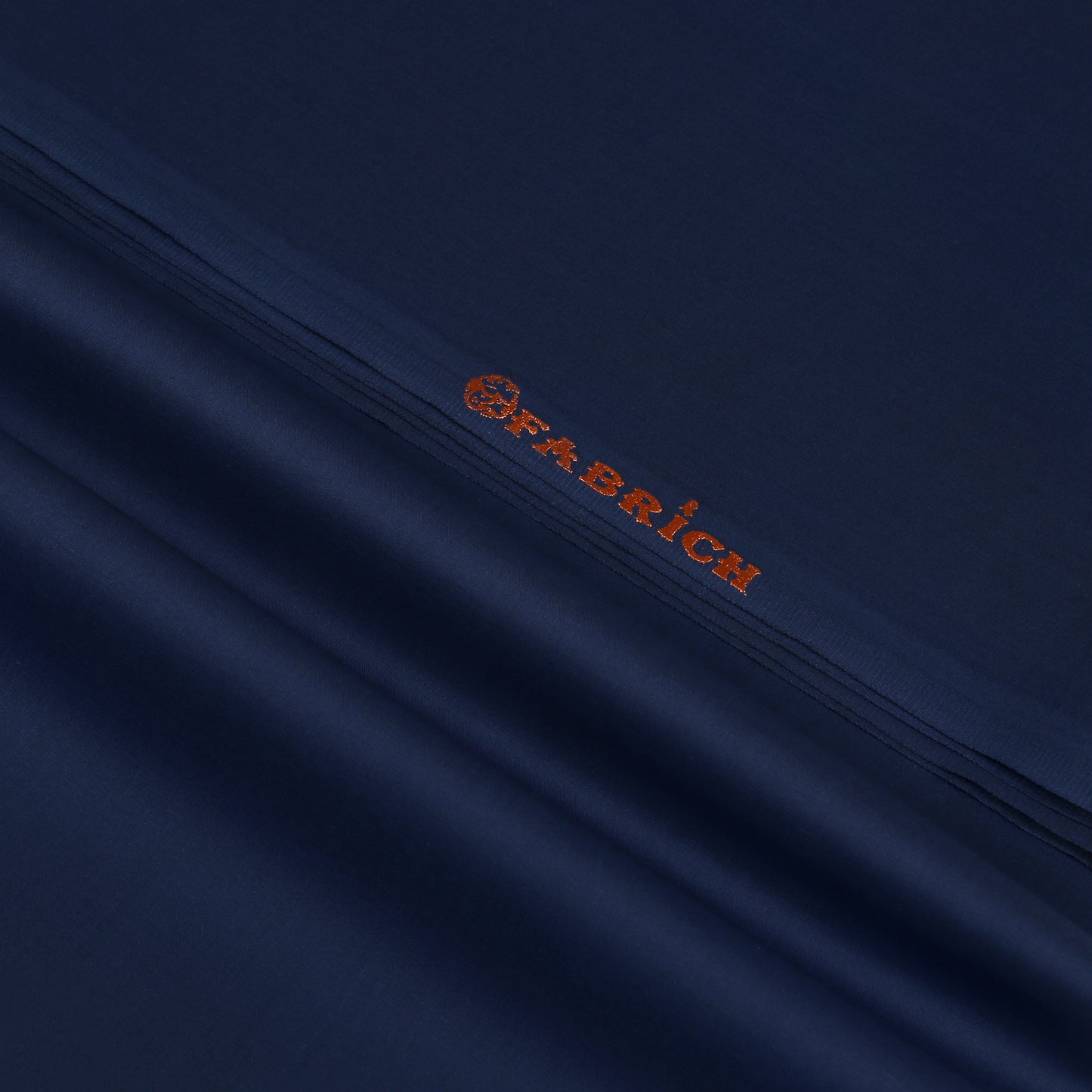 Men Unstitch Front Allover Cotton-Thread - Navy