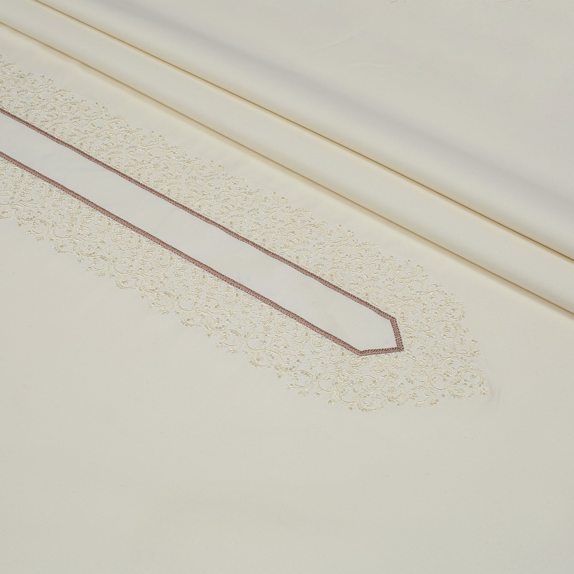 Men Kashmiri Embroidered Wash-N-Wear Fabric