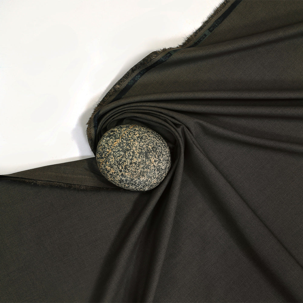 Men Luxury Comfy-Slub Unstitch Suit Taupe