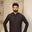 Men Embroidered Unstitch Kameez Shalwar With Fully Front Allover Embroidered & Bann With Signature Pattern And Design - Black