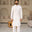 Men Embroidered Unstitch Kameez Shalwar With Fully Front Allover Neckline & Motif Spray Embroidered With Signature Pattern And Design - Off-White