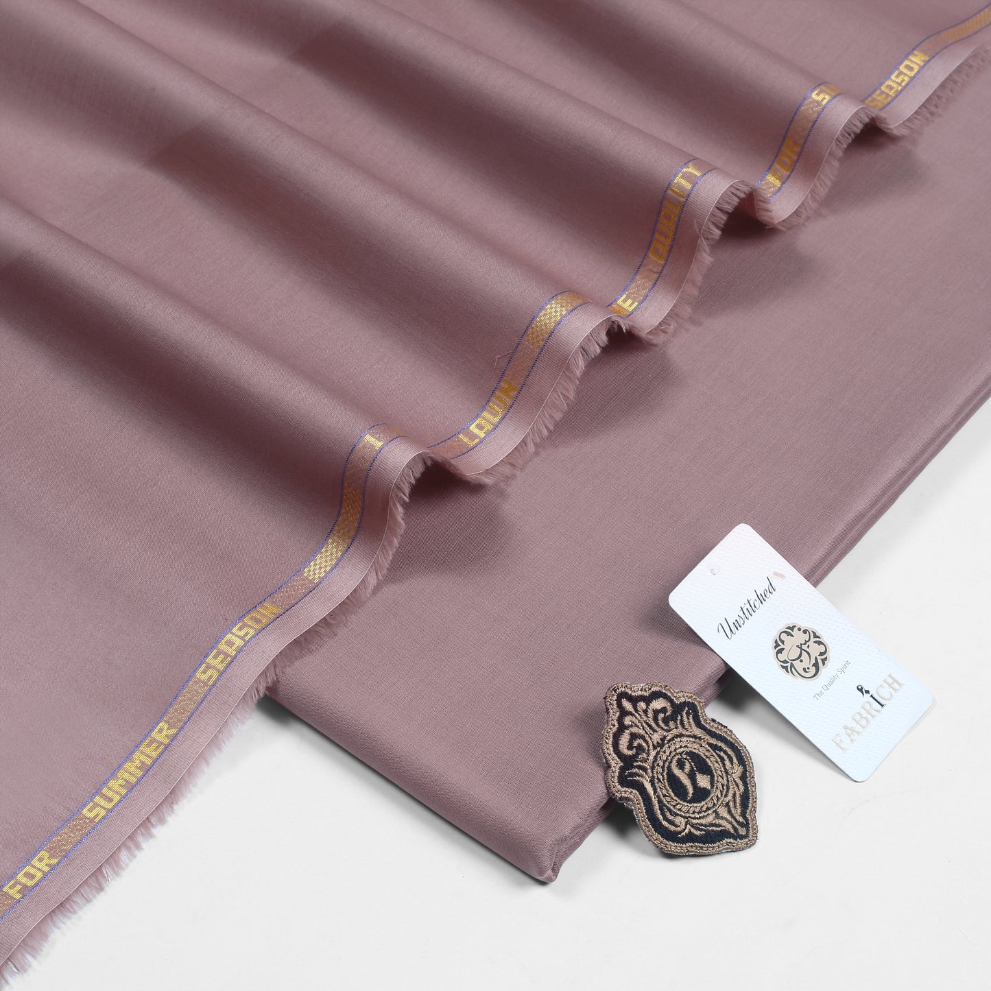 1 Million Cotton Lawn Unstitch Fabric - Clay