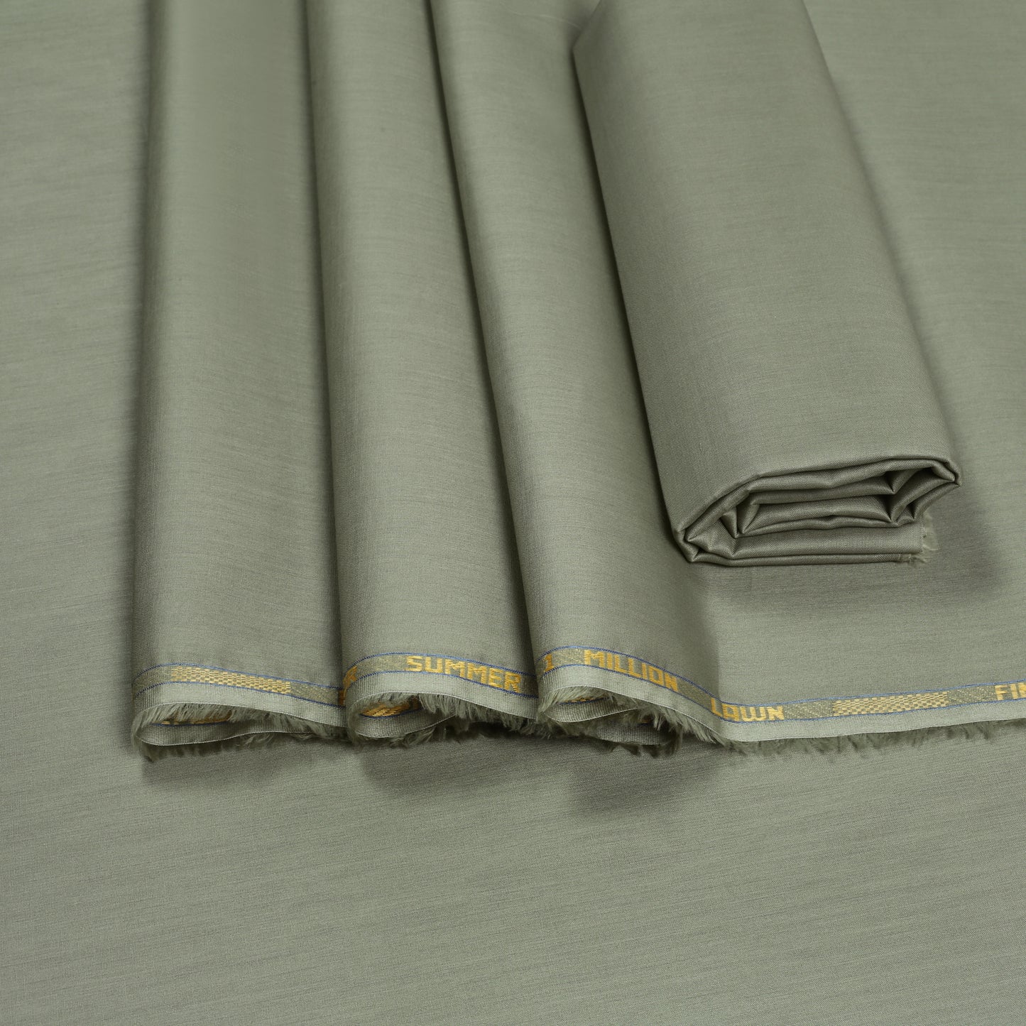 1 Million Cotton Lawn Unstitch Fabric - Moss