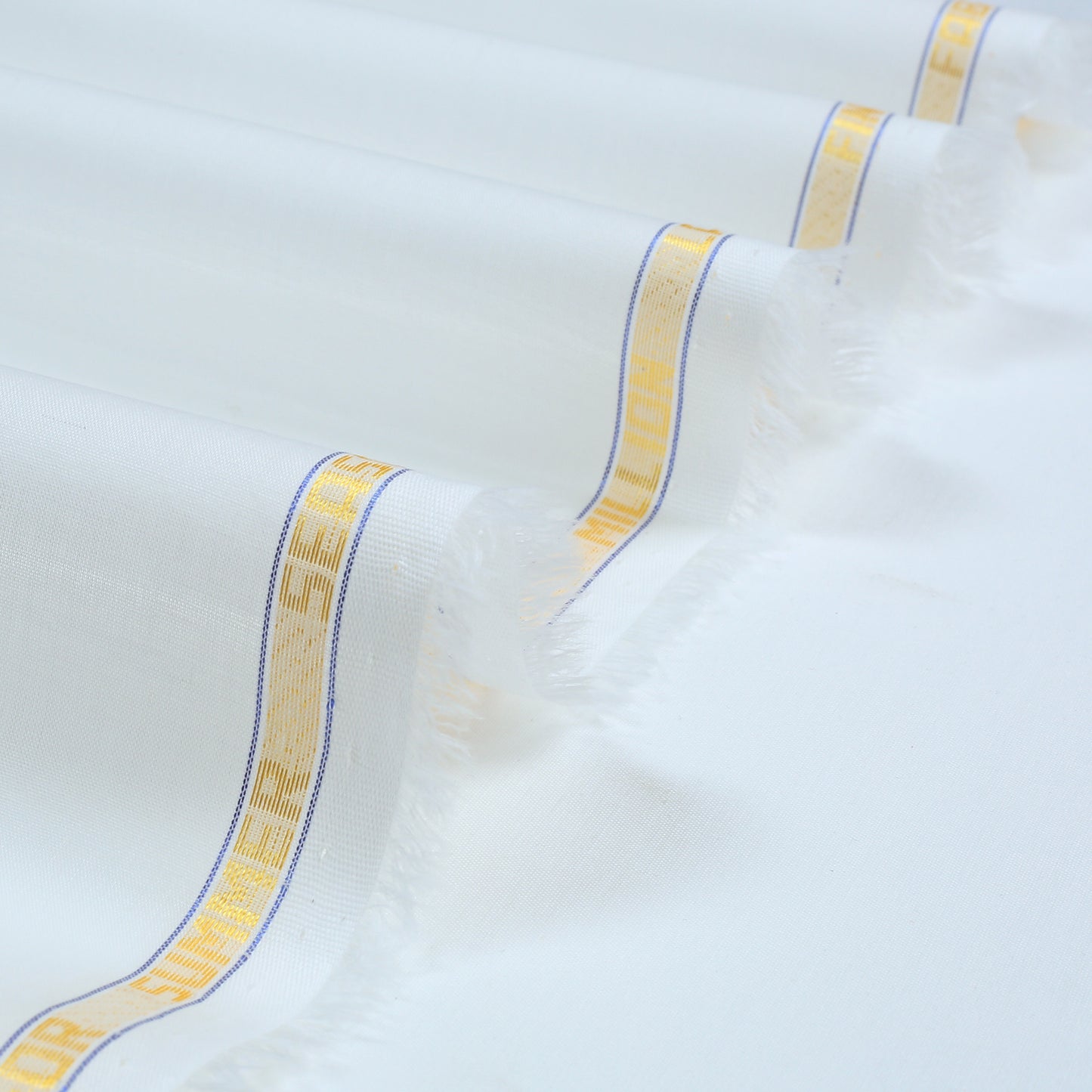 1 Million Cotton Lawn Unstitch Fabric - Offwhite