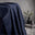 Navy Claasic Jacquard  Kurta | Unstitched Fabric For Men