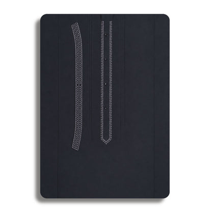 Embroidered With Semi-Tailored Pintex Work Kameez Shalwar | Premium Unstitched Fabric For Men