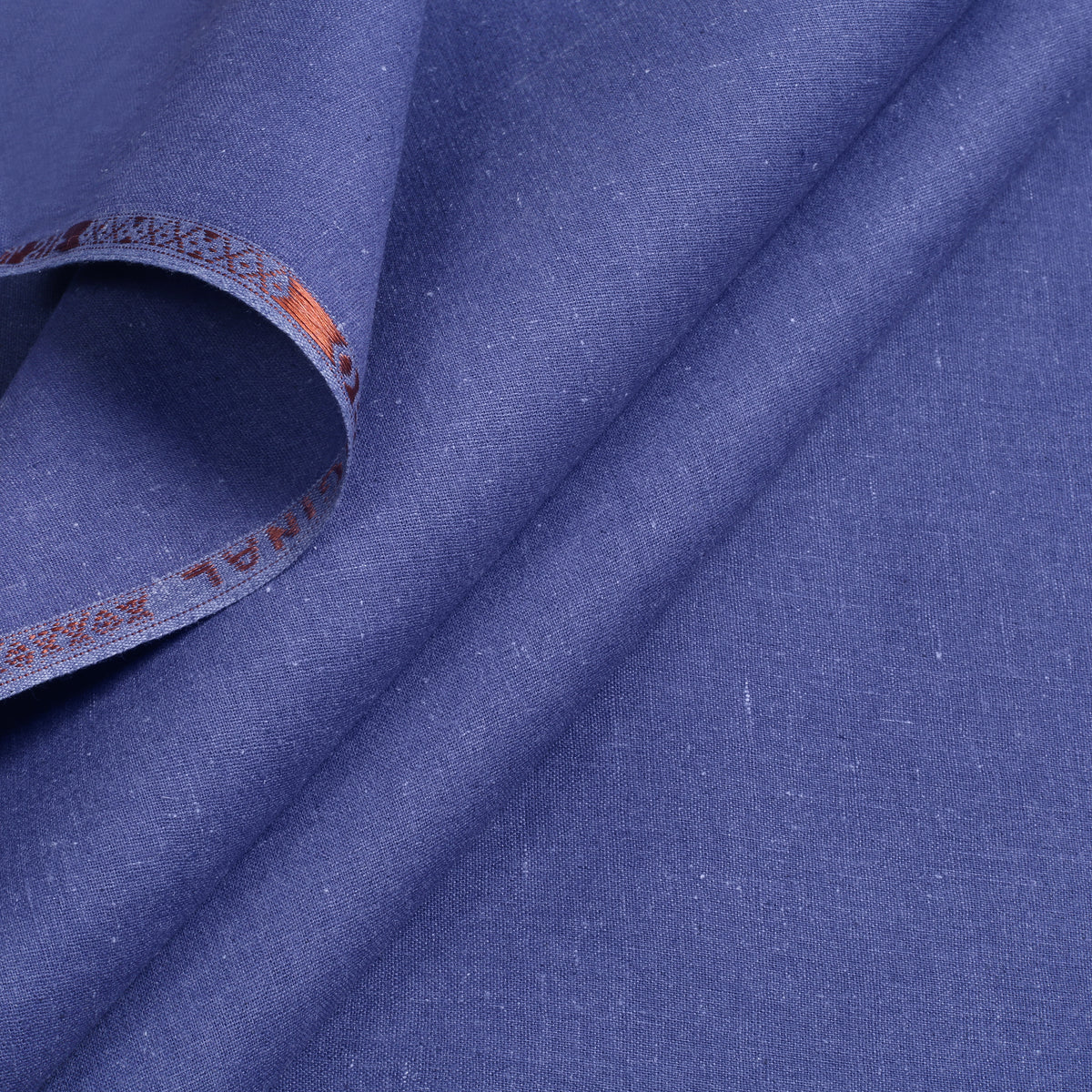 Blue Embroidered With Cutwork Needle Work Kameez Shalwar | Wasaya Khaddar Unstitched Fabric For Men
