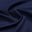Men Unstitch Cross-Print Stitch Effect Embroidered Neckline - Navy