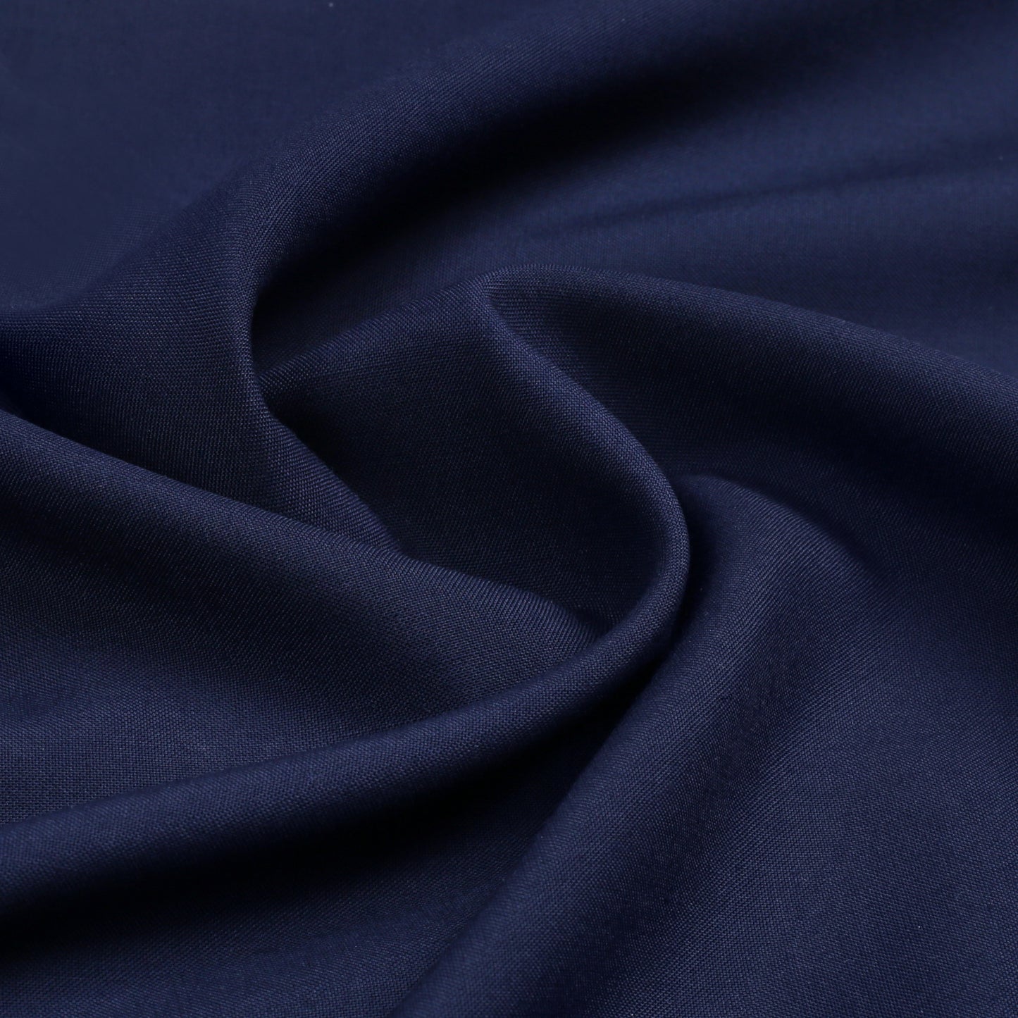 Men Unstitch Cross-Print Stitch Effect Embroidered Neckline - Navy