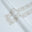 Men Unstitch Cross-Stitch Embroidered Neckline Kameez Shalwar - Offwhite
