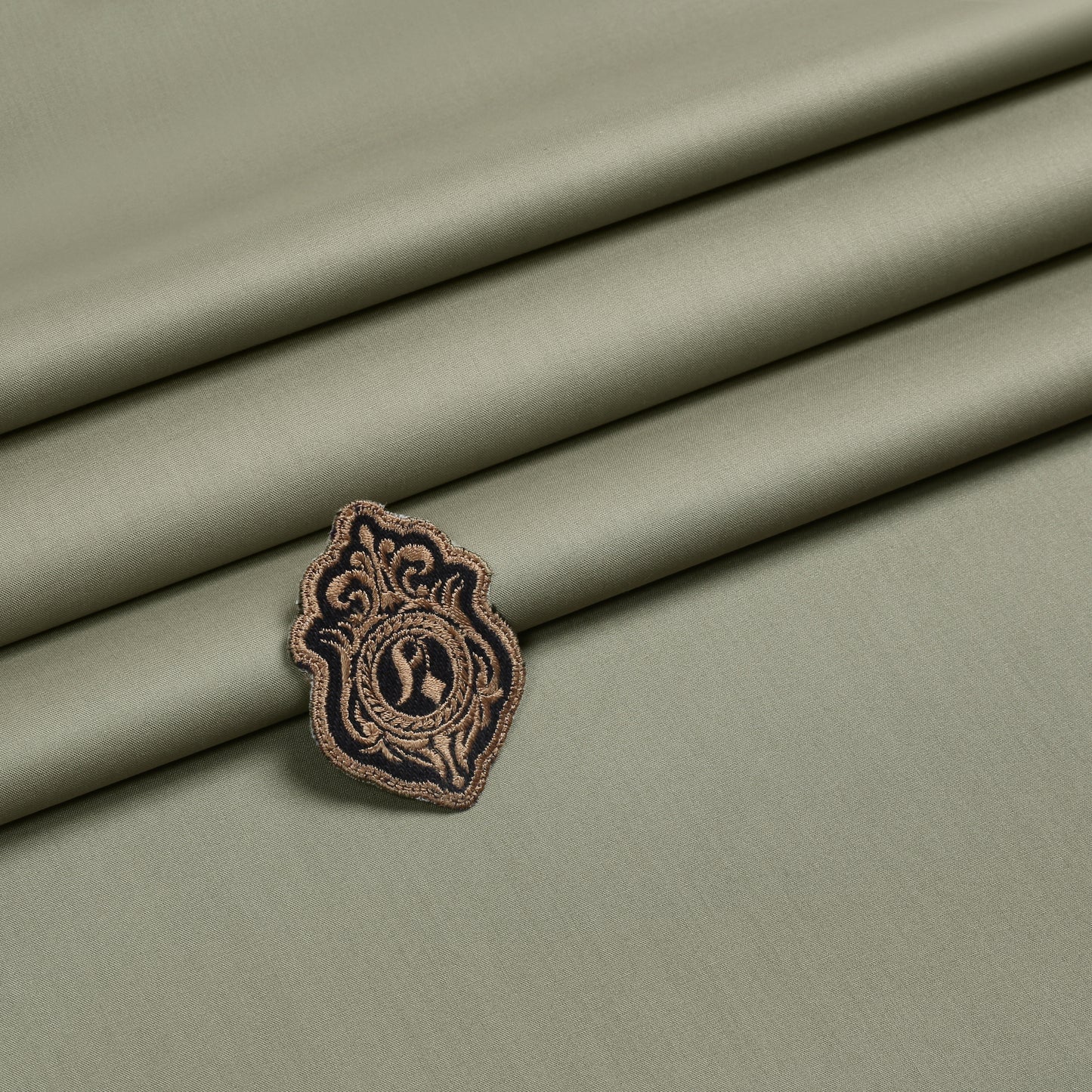 Men Unstitch 100% Soft Cotton Kameez Shalwar - Moss