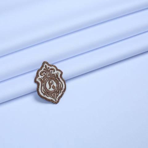 Men Unstitch 100% Soft Cotton Kameez Shalwar - White