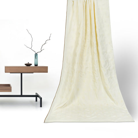 Men Unstitch Front Allover Embroidered Kameez Shalwar - Cream