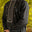 Men Unstitch Embroidered Neckline Kameez Shalwar With Front Spray Black