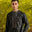 Men Unstitch Embroidered Neckline Kameez Shalwar With Front Spray Black