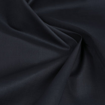 Charcoal Textured Slub Fabric - 100% Pima Cotton