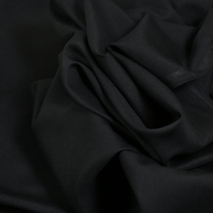 Men Unstitch Multi-Colors Fancy-Stitch Embroidered Bann/Placket - Black