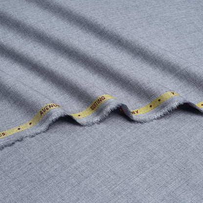 Men Unstitch Textured Poly Blend Kameez Shalwar - Grey Cloud