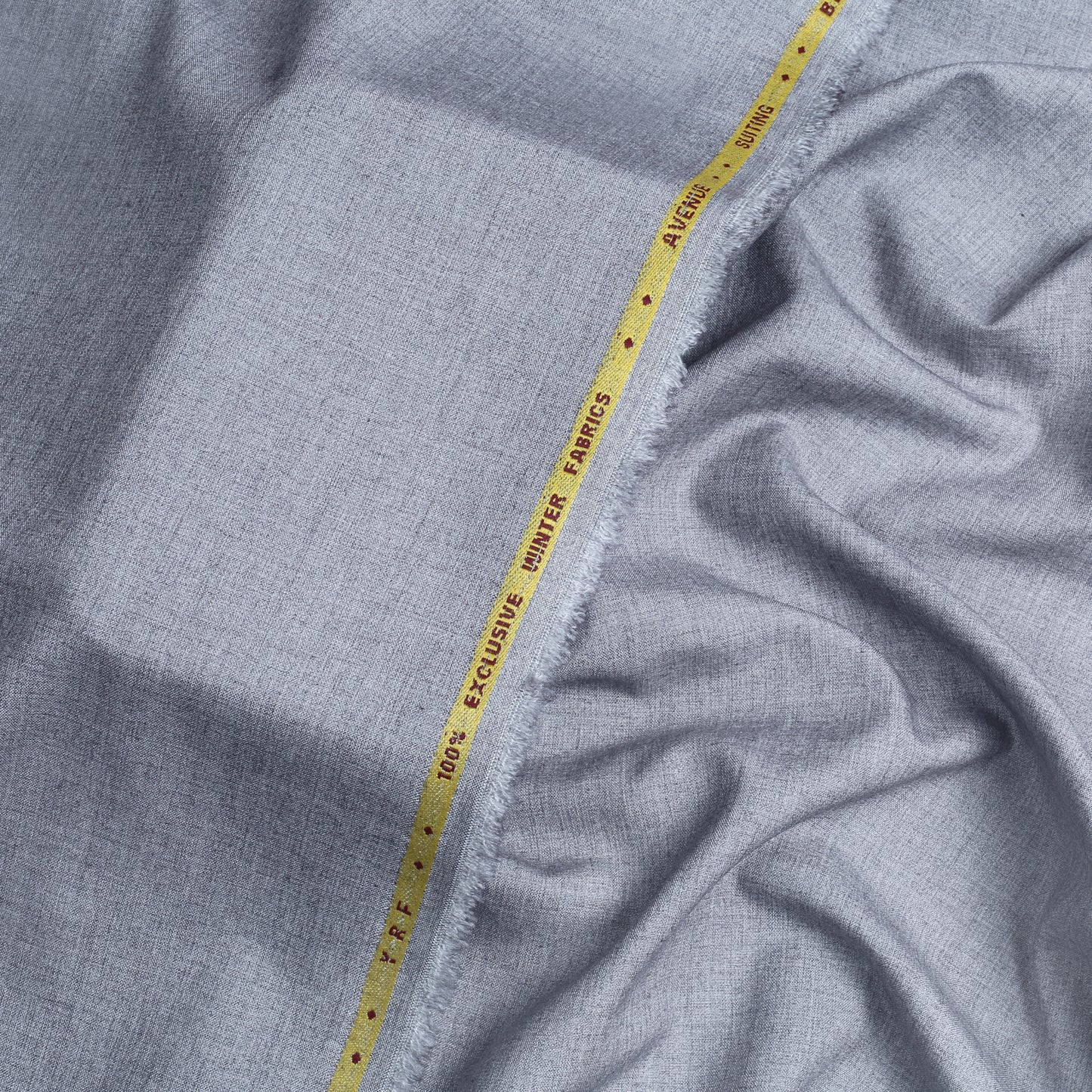 Men Unstitch Textured Poly Blend Kameez Shalwar - Grey Cloud