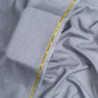 Men Unstitch Textured Poly Blend Kameez Shalwar - Grey Cloud