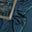 Men Unstitch Textured Poly Blend Kameez Shalwar - Prussian