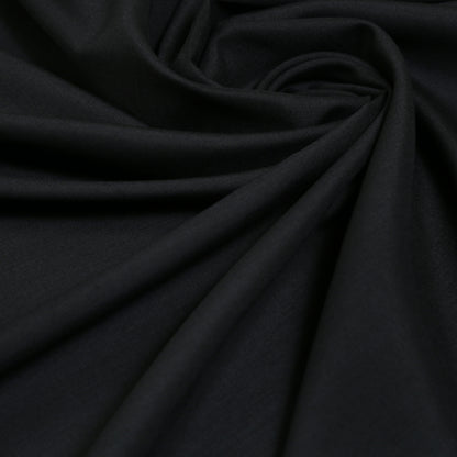 Men Unstitch Front Allover Embroidery With Bann/Placket Black