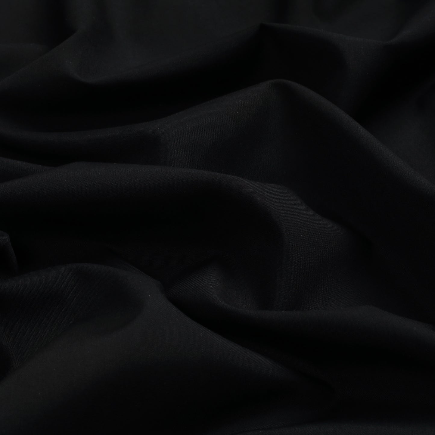 Black Unstitch Cross-Print Stitch Effect Embroidered Neckline for Men