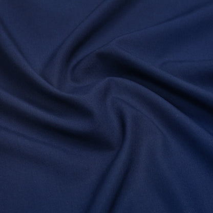 Men Unstitch Cross-Stitch Embroidered Neckline Kameez Shalwar With Signature Pattern And Design - Navy