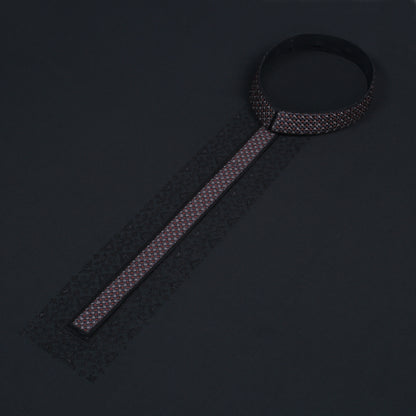 Men Unstitch Multi-Colored Embroidered Bann/Placket With Self-Thread Neckline Kameez Shalwar With Signature Pattern Embroidery Design - Black