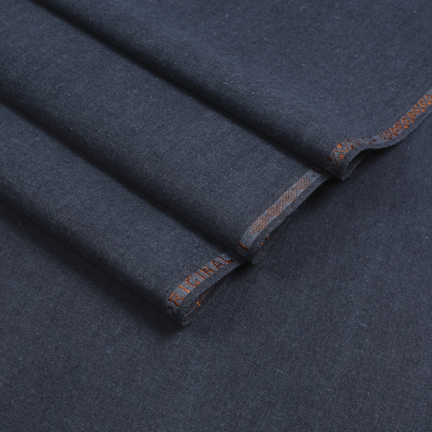 Men Unstitch Embroidered Khaddar Cutwork - Charcoal