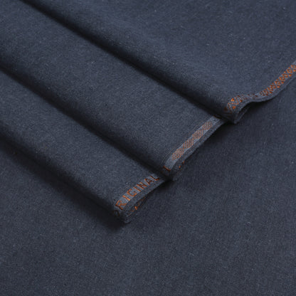 Men Unstitch Embroidered Khaddar Cutwork - Charcoal