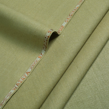 Men Unstitch Embroidered Khaddar Cutwork - Sage
