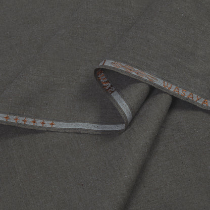 Men Unstitch Embroidered Khaddar Cutwork Davy-Grey