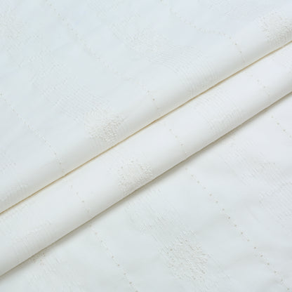 Men Unstitch Front Allover Cotton-Thread - off-White