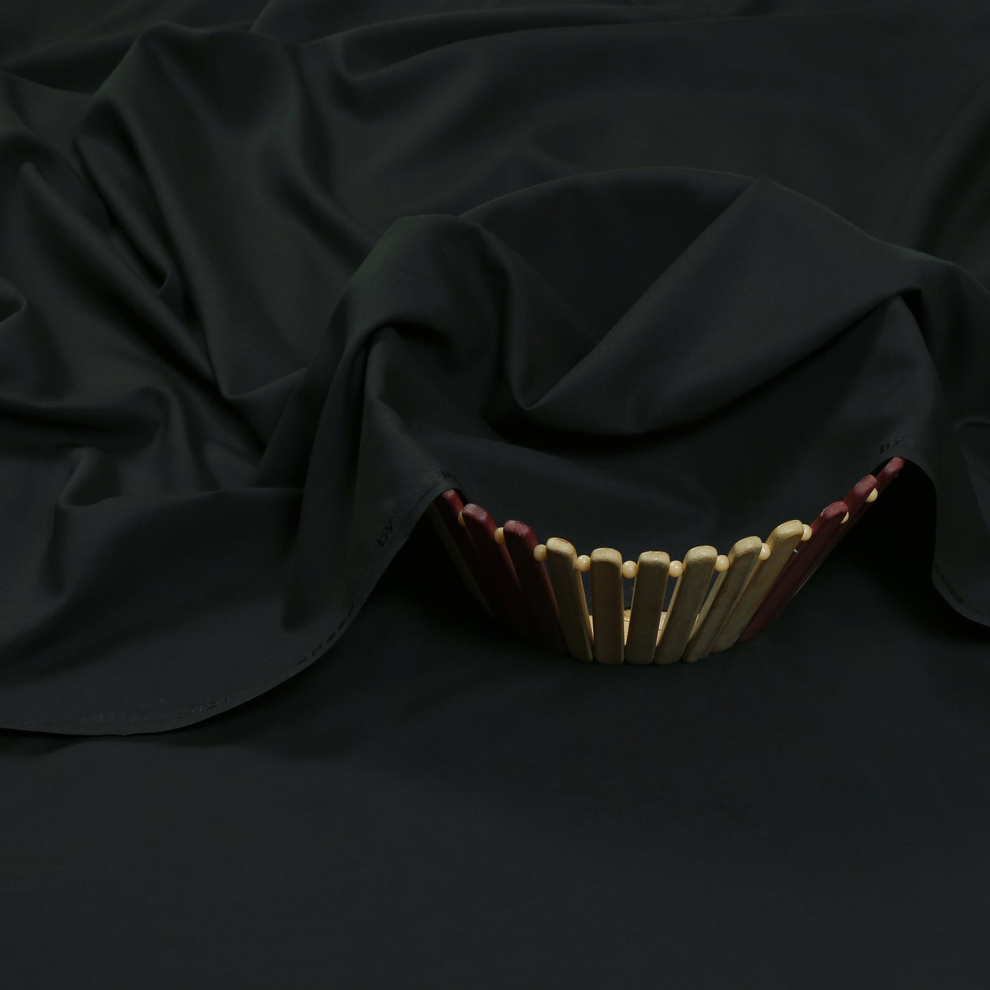 Men Neckline Embroidered Kameez Shalwar Suit Black