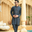 Shehnai Men Unstitch Embroidered Cotton-Silk Fabric Kameez Shalwar Prussian