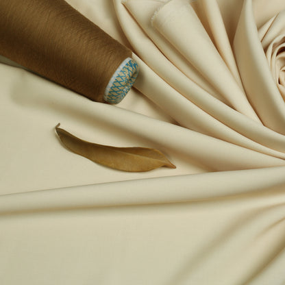 Men Unstitch Embroidered Neckline & Bann Kameez Shalwar - Flax