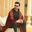 Shehnai Men Luxury Embroidered Velvet Shawl Royal-Maroon