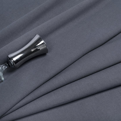 Grey Luxury Wool Suiting | Unstitched Fabric For Men