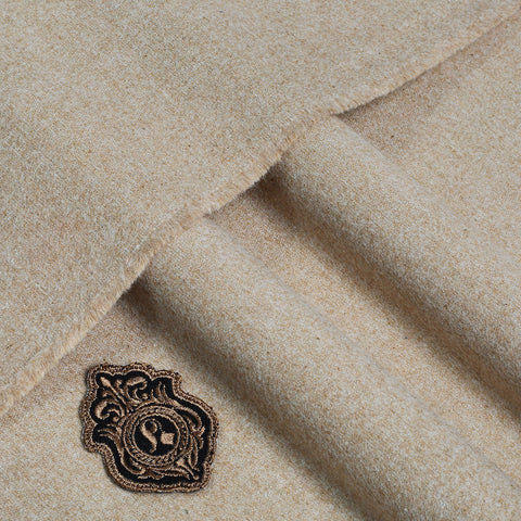 Tan Luxury Wool Suiting | Unstitched Fabric For Men
