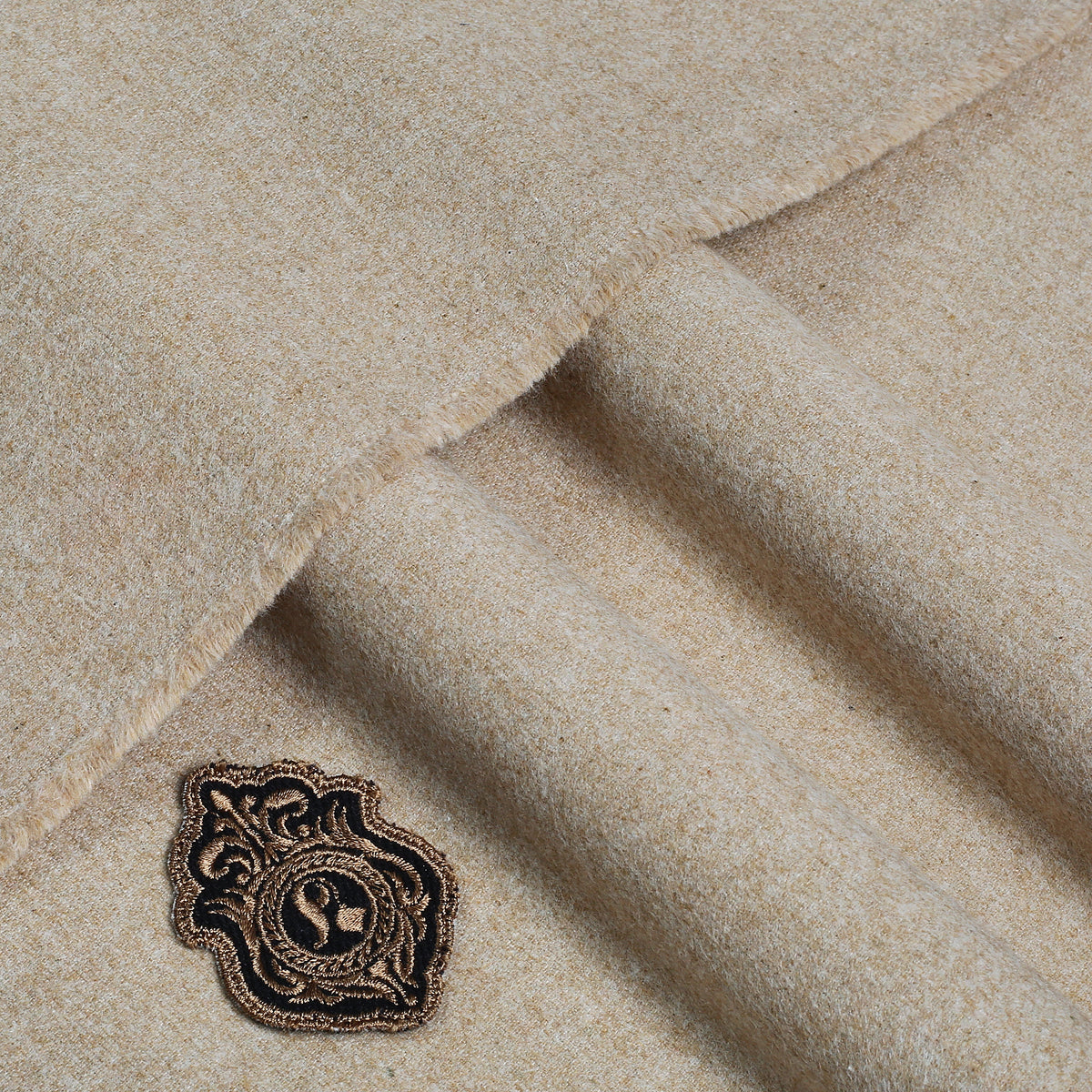Tan Luxury Wool Suiting | Unstitched Fabric For Men