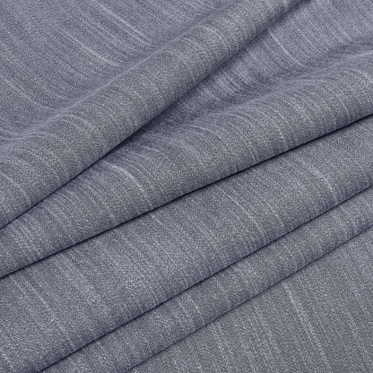 Silver Signature Melange Cotton | Unstitched Fabric For Men