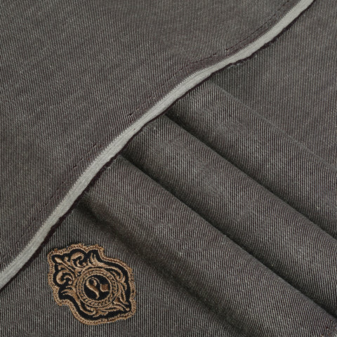 Brown Signature Melange Cotton| Unstitched Fabric For Men