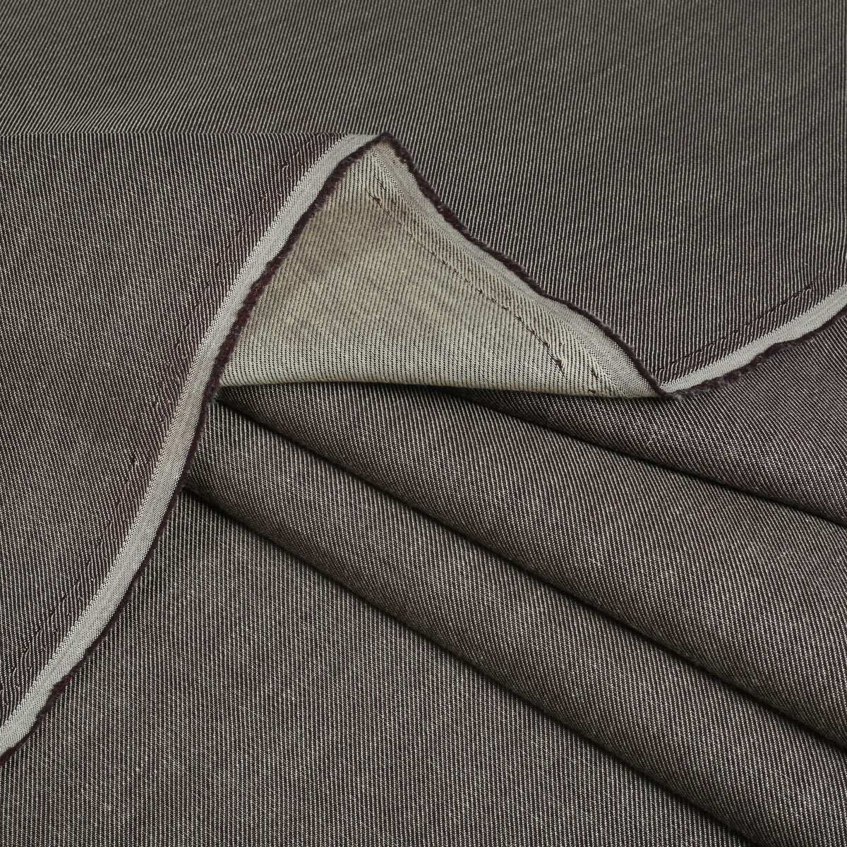 Brown Signature Melange Cotton| Unstitched Fabric For Men