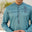 Pale-Turquoise Embroidered Kameez Shalwar - Chest & Placket Design