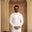 Men Embroidered Kameez Shalwar Off-White - Soft Cotton Cutwork Design