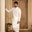 Off-White Embroidered Kameez Shalwar - Luxury Soft Fine Cotton